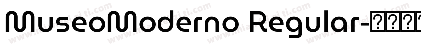 MuseoModerno Regular字体转换